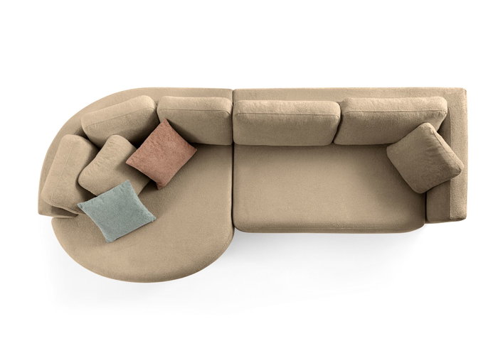 Atelier Del Sofa Venezia Left - Marrón